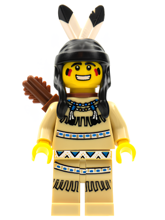 Минифигурка LEGO Tribal Hunter, Series 1 col001 U